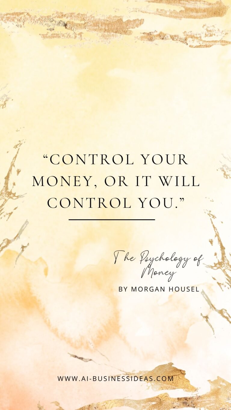 The Psychology of Money quotes