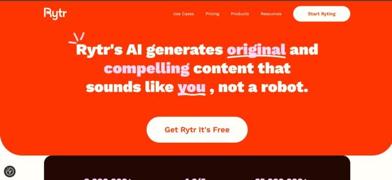 rytr ai, content writing, Top 7 Most Used AI Tools for Content Writing