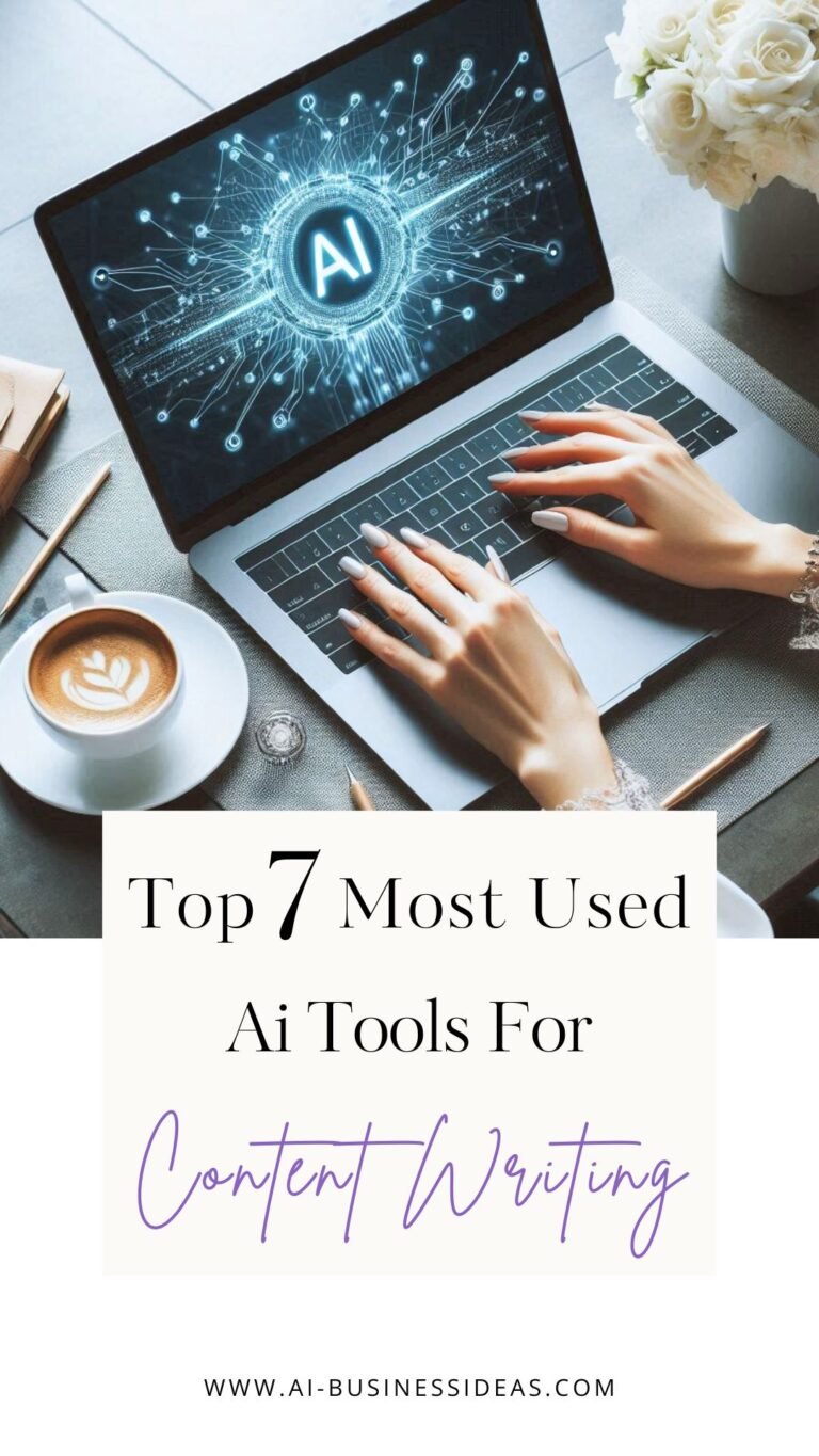 Top 7 Most Used AI Tools for Writing Content