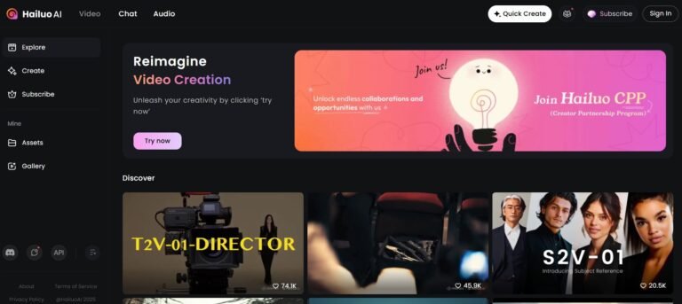 hailuo ai, video content marketing, free ai video generator