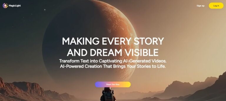 magiclight ai, video content marketing, free ai video generator