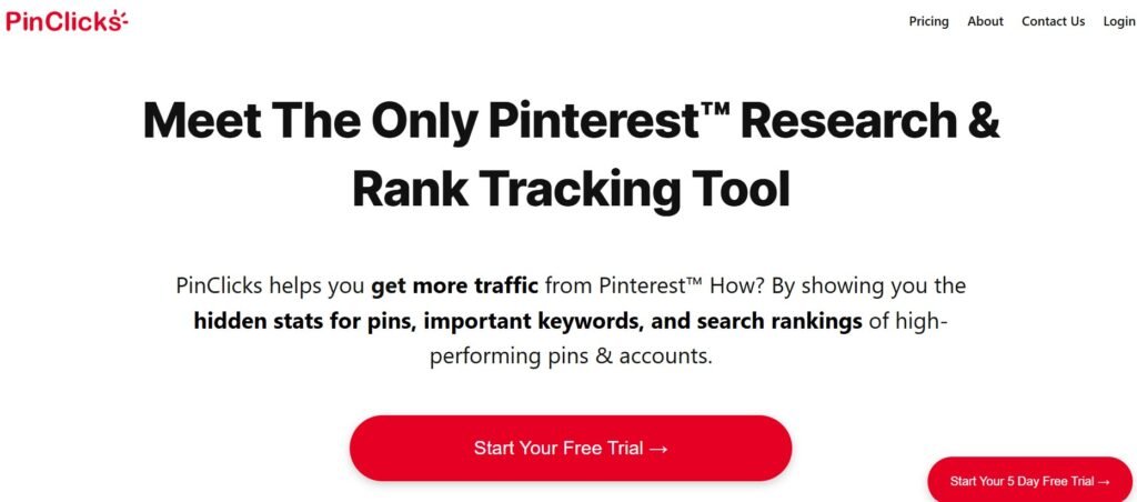 Pinclicks-SEO tool for Pinterest
