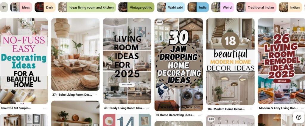 Pinterest as a visual search engine